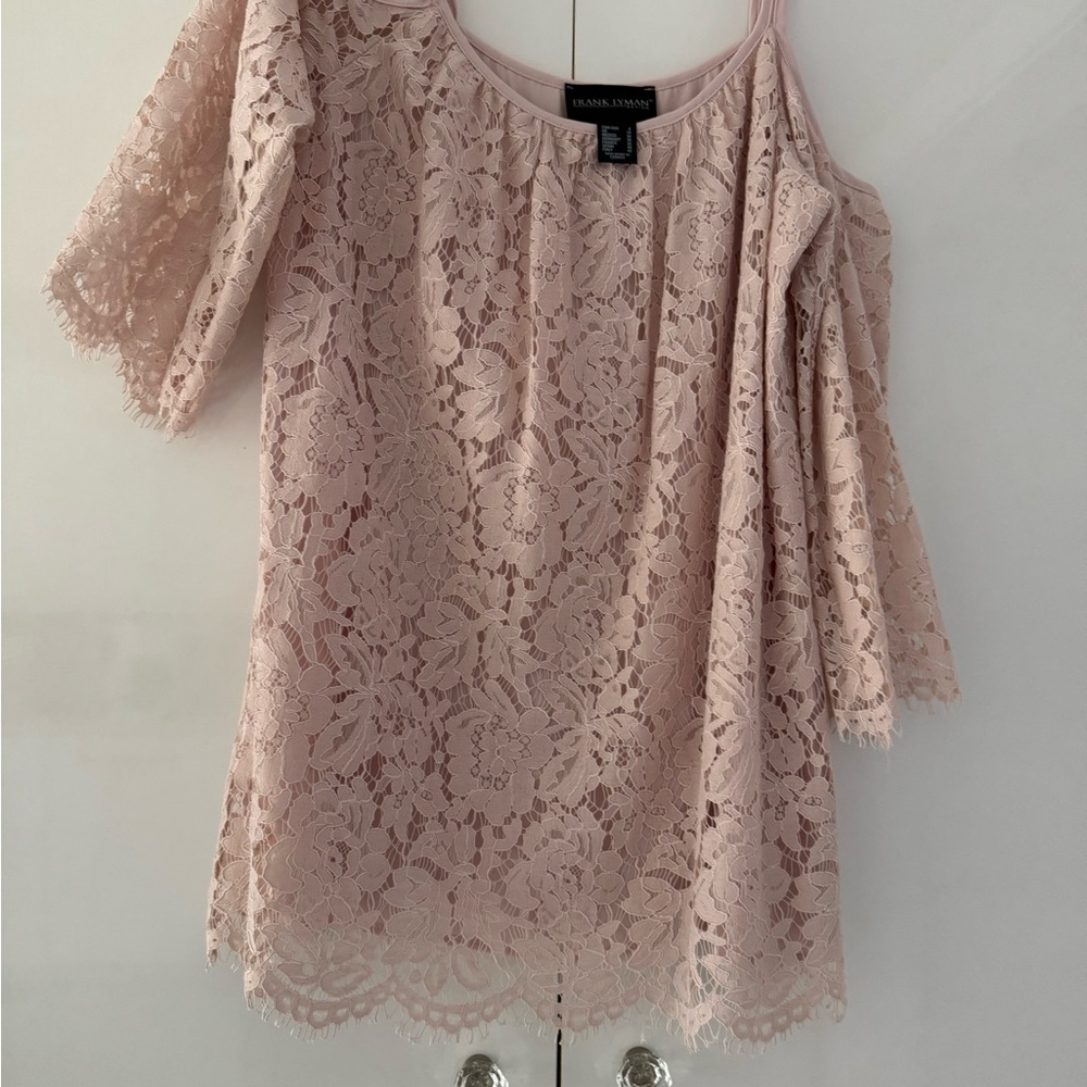 Pink Lace Women's Top